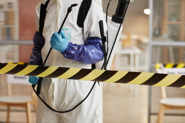 Professional Biohazard Cleanup technician working in Nashville, AR